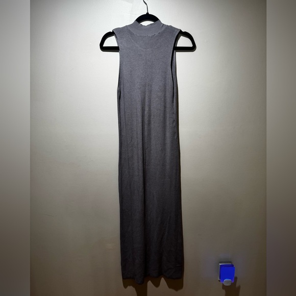 Freshman 1996 Charcoal Sleeveless Maxi Dress Size L - Picture 10 of 10